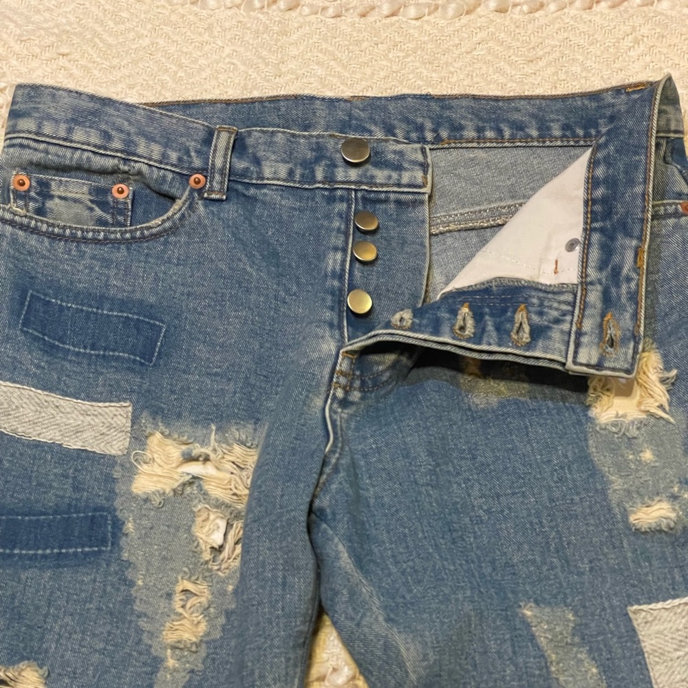 Boho Patchwork Jeans - Picture 11 of 16